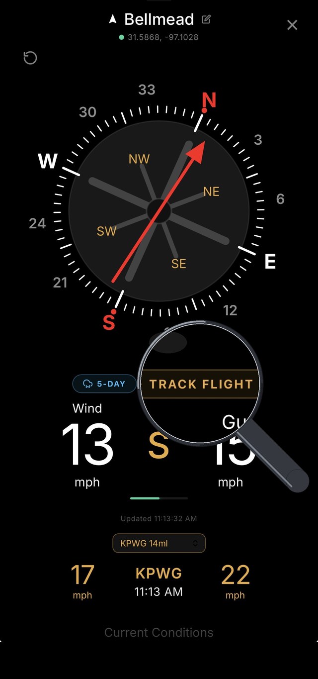 Wind compass
